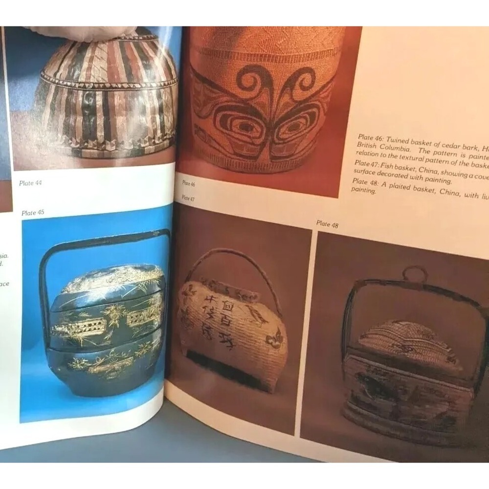 1986 Nature of Basketry Weaving Art Craft Rossbach Woven Ed The Book 80s Vtg - Picture 6 of 11